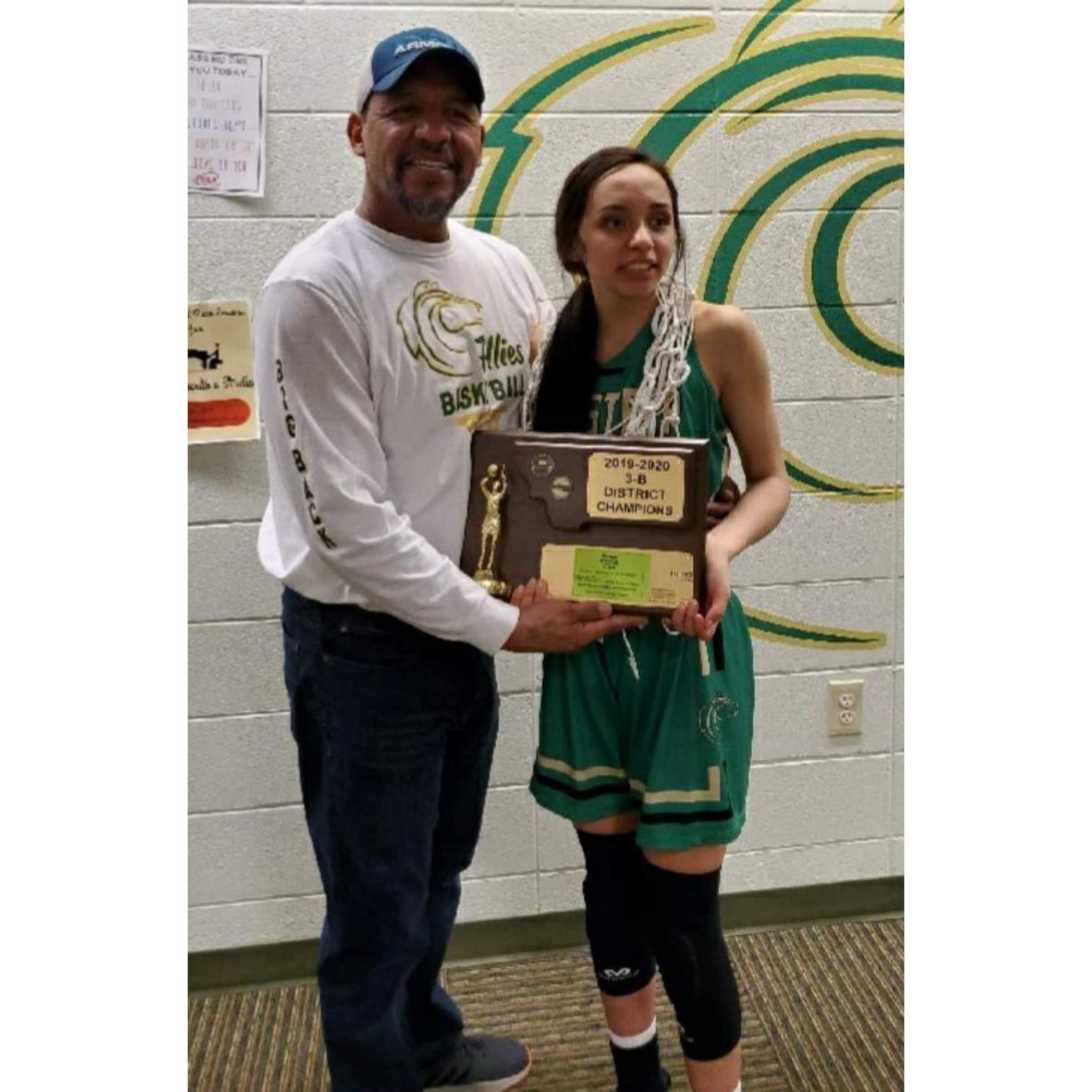 Kenny Big Back and his daughter Madison